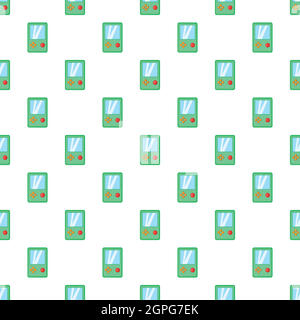 Tetris pattern, cartoon style Illustration de Vecteur