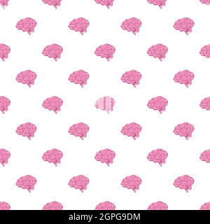 Modèle du cerveau, cartoon style Illustration de Vecteur