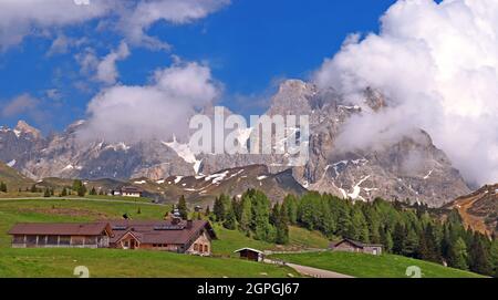 Rolle Pass.Trento Banque D'Images