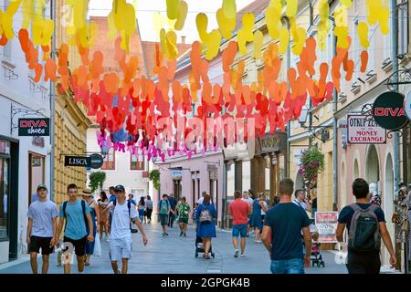 Croatie, Comté de Varazdin, Varazdin, Spancirfest, festival de rue qui a lieu chaque été depuis 1999 Banque D'Images