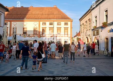 Croatie, Comté de Varazdin, Varazdin, Spancirfest, festival de rue qui a lieu chaque été depuis 1999 Banque D'Images