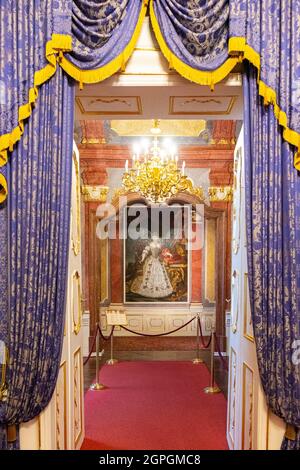 Hongrie, autour de Budapest, Godollo, château royal baroque de Gödöllö, résidence d'été de Sissi (Reine Elisabeth), portrait de la reine Elisabeth ou Sissi Banque D'Images