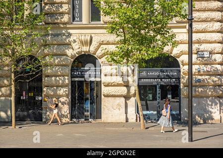 Hongrie, Budapest, classée au patrimoine mondial de l'UNESCO, quartier Pest, musée du chocolat Banque D'Images