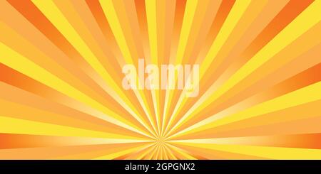 Résumé texture d'arrière-plan rayon lumineux soleil éclat saison brillant célébration explosion motif papier peint toile de fond art design illustration vectorielle Illustration de Vecteur