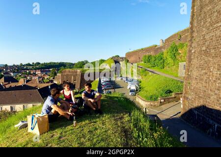 France, territoire de Belfort, Belfort, citadelle de Vauban, château Banque D'Images