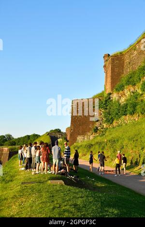 France, territoire de Belfort, Belfort, citadelle de Vauban, château Banque D'Images