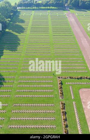 France, pas de Calais, Ablain St Nazaire, colline du cimetière de guerre notre Dame de Lorette Banque D'Images