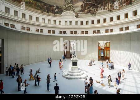 France, Paris, quartier Chatelet-les Halles, Bourse de Commerce, collection Pinault, Musée d'art contemporain Banque D'Images