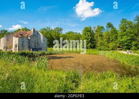 France, Val d'Oise, Saint-Prix, Château de la chasse, Forêt de Montmorency Banque D'Images