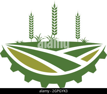 vecteur de logo d'icône d'agriculture Illustration de Vecteur