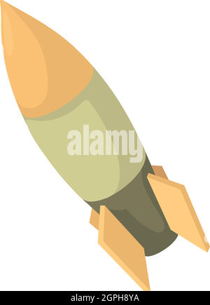 L'icône de la bombe, cartoon style Illustration de Vecteur
