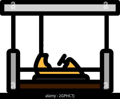 Icône Bumper Cars Illustration de Vecteur