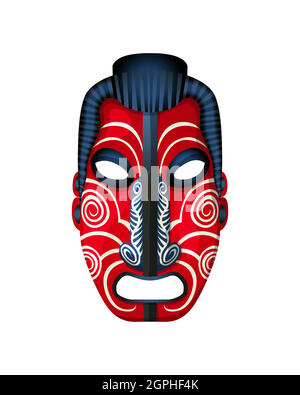 Masque maori 2 Illustration de Vecteur