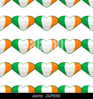 Illustration sur le thème vacances irlandaises St Patrick jour Illustration de Vecteur