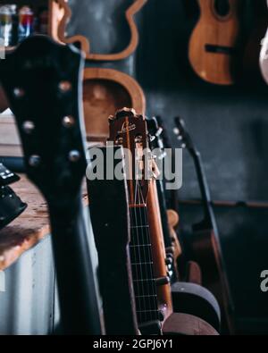 Atelier de Luthier Banque D'Images