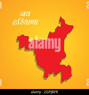 Haryana Day Indian State Background Illustration de Vecteur