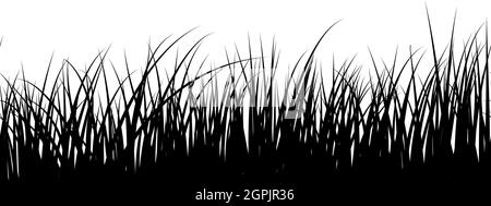 Sans coutures Meadow Grass Illustration de Vecteur