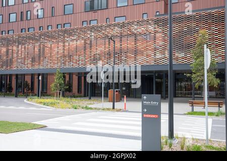 Nouvel hôpital de Maitland dans la ville régionale de Maitland en Nouvelle-Galles du Sud, qui ouvrira ses portes début 2022, Nouvelle-Galles du Sud, Australie Banque D'Images