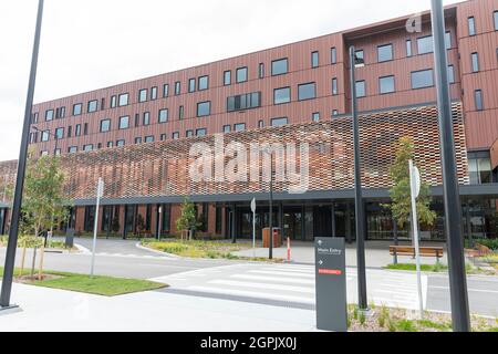 Nouvel hôpital de Maitland dans la ville régionale de Maitland en Nouvelle-Galles du Sud, qui ouvrira ses portes début 2022, Nouvelle-Galles du Sud, Australie Banque D'Images