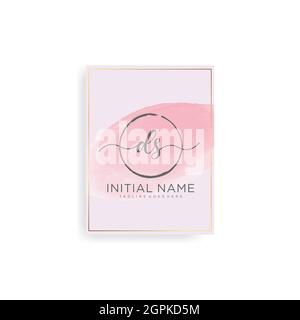 Lettre initiale avec Royal Template.Elegant avec logo de couronne vecteur, illustration Creative Lettering logo Vector. Illustration de Vecteur