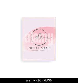 Lettre initiale avec Royal Template.Elegant avec logo de couronne vecteur, illustration Creative Lettering logo Vector. Illustration de Vecteur