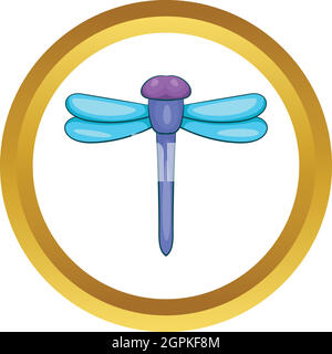 Icône vecteur libellule Illustration de Vecteur