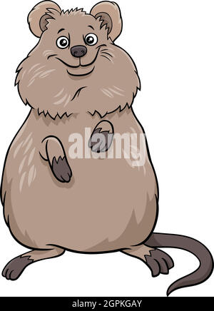 personnage de bd quokka Illustration de Vecteur