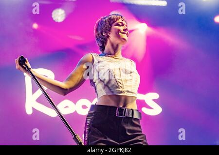 25 septembre 2021, Dana point, Californie, États-Unis: MAGGIE ROGERS se produit à OhanaFest Day2 Doheny State Beach.(Credit image: © Marissa carter/ZUMA Press Wire) Banque D'Images