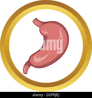 Icône vecteur d'estomac Illustration de Vecteur