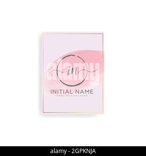 Lettre initiale avec Royal Template.Elegant avec logo de couronne vecteur, illustration Creative Lettering logo Vector. Illustration de Vecteur