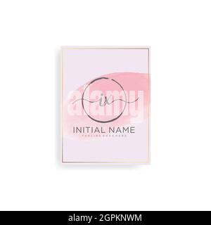 Lettre initiale avec Royal Template.Elegant avec logo de couronne vecteur, illustration Creative Lettering logo Vector. Illustration de Vecteur