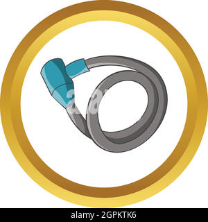 Vélo de verrouillage icône vecteur Illustration de Vecteur