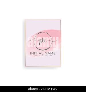 Lettre initiale avec Royal Template.Elegant avec logo de couronne vecteur, illustration Creative Lettering logo Vector. Illustration de Vecteur