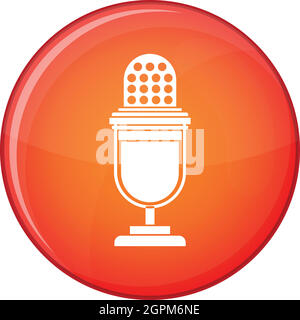 L'icône de l'équipement d'éclairage de style, télévision Illustration de Vecteur