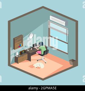 Calque modifiable de l'illustration vectorielle à partir de la page d'accueil Illustration de Vecteur