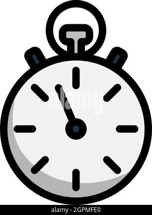 Icône du chronomètre Illustration de Vecteur