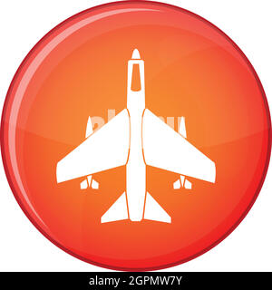 Chasseur armé, l'icône de style plat Illustration de Vecteur