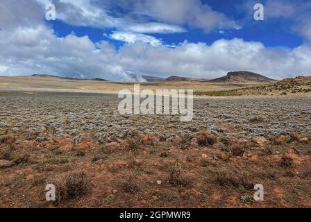 Balles de montagnes – magnifique paysage de montagne unique de la Grande Vallée du Rift Ethiopien, Ethiopie. Banque D'Images