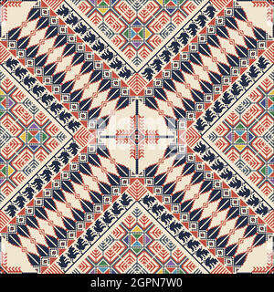 Motif de broderie palestinienne Illustration de Vecteur