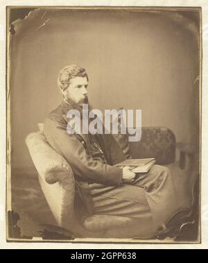 Rév. James Langton Clark, 1864. Imprimé albumine. Banque D'Images