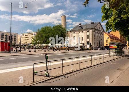 Suède, Stockholm, Sodermalm, place Medborgarplatsen Banque D'Images