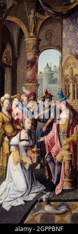 Roi Salomon recevant la reine de Shéba, 1515/20. Banque D'Images