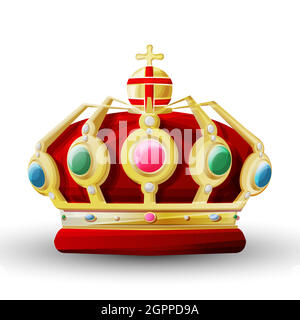 Couronne de roi Illustration de Vecteur