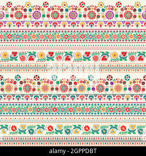 Motif de broderie hongroise 13 Illustration de Vecteur