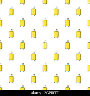 Valise à roulettes, style cartoon Illustration de Vecteur
