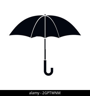 L'icône de parapluie, le style simple Illustration de Vecteur