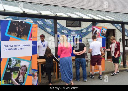 Festival des fruits de mer de Cardigan Bay, Aberaeron, Ceredigion 9 juillet 2017 Banque D'Images