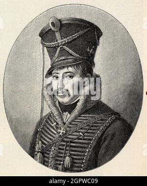 Ferdinand von Schill (1776-1809). Collection privée. Banque D'Images