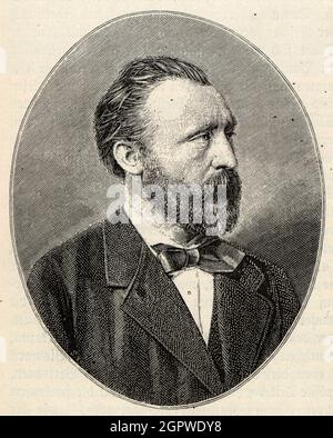 Heinrich von Stephan (1831-1897), directeur général de poste. Collection privée. Banque D'Images