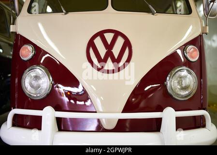 Réplique de l'ancienne Volkswagen campeur Banque D'Images